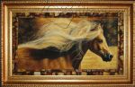 Янтарная картина "Рожденный в год лошади"