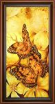 Янтарная картина "Бабочки"