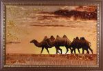Картина из янтаря Верблюды