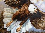 Картина из янтаря Орел