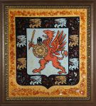 Картина из янтаря Герб Романовых