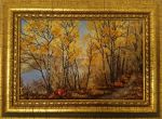 Картина из янтаря Осень в лесу