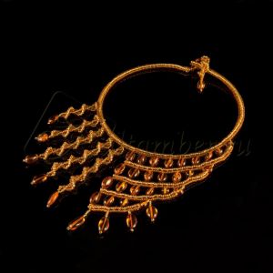 Янтарное ожерелье "Мираж"