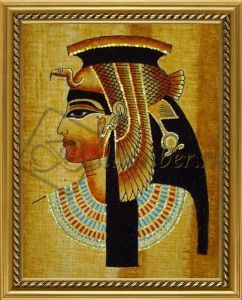 Картина из янтаря «Египетская царица»