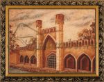 Картина из янтаря «Городские ворота 1»