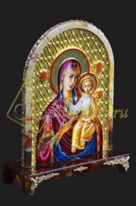 Настольная икона Казанской Божьей Матери