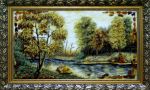 Картина из янтаря "Река"