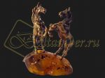 Сувенир статуэтка «Пара коней»
