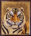 Янтарная картина «Тигр 2022»