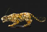 Статуэтка тигра из янтаря