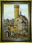 Картина из янтаря "Замок"