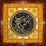 Янтарная картина «Знак зодиака Дева»